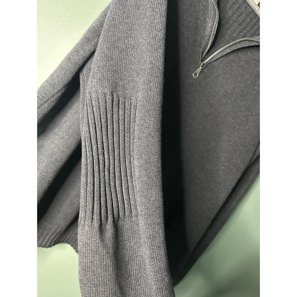 Paradise Collection Men’s XL Gray Cotton Sweater Classic Preppy Pullover office